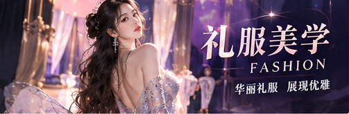 礼服造型与织物纹理